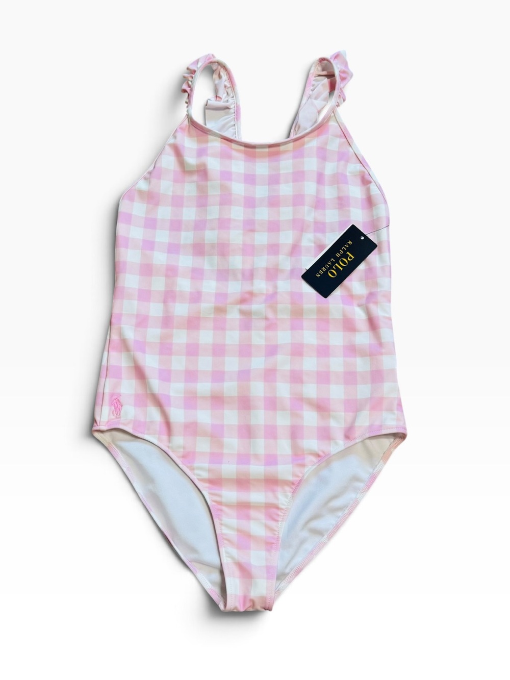 NWT Polo Ralph Lauren Gingham Swimsuit